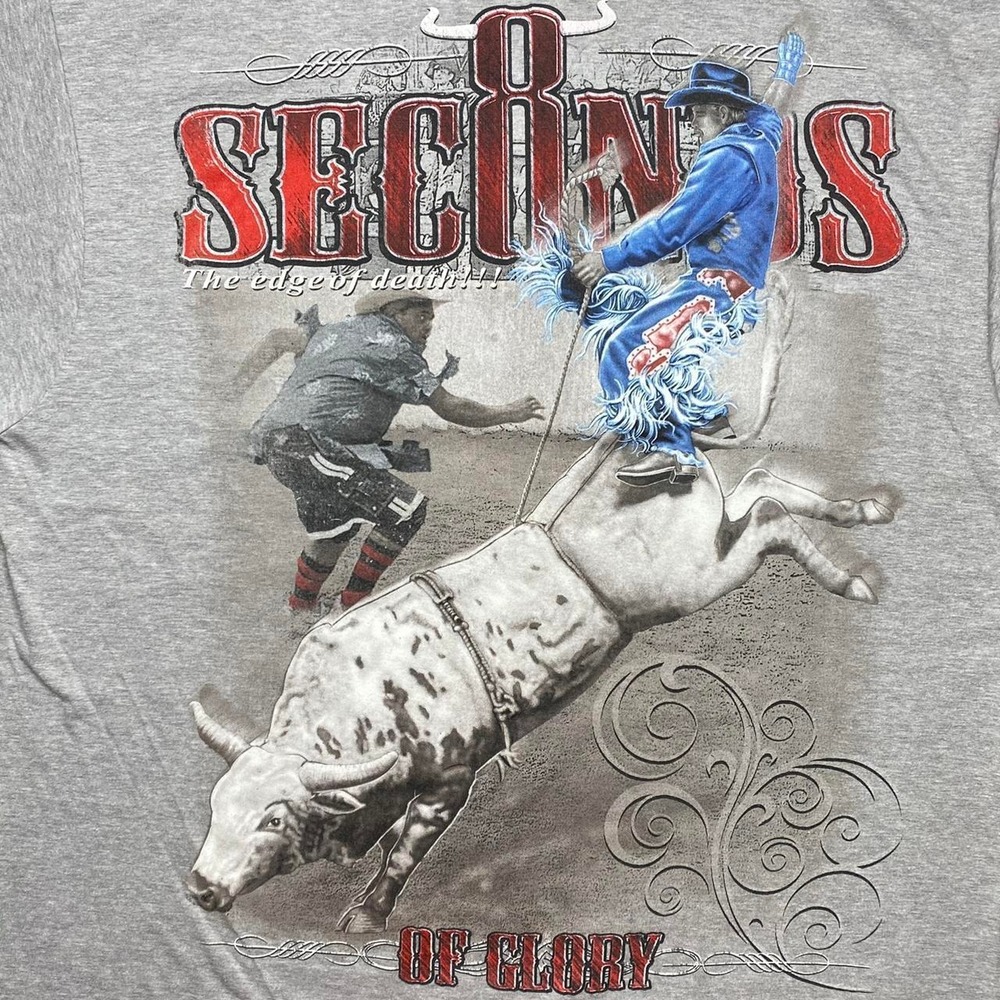 Vintage Rodeo bull riding shirt